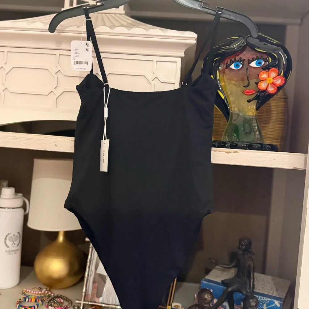 Slate swim black phoenix one piece swimsuit nwt Medium M - Picture 9 of 9